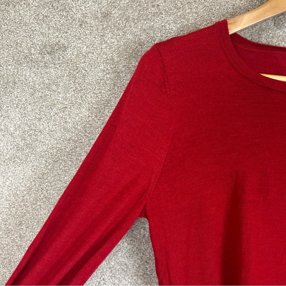 RSVP by Talbots Sweater Womens Medium Petite Red Merino Wool Pullover- 1446* - Picture 9 of 10